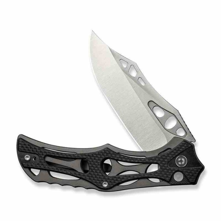 Couteau CIVIVI Biophase Gray Manche G10/Alu Lame Acier Nitro-V Satin IKBS Button Lock Clip CIVC23083C3 - Livraison Gratuite