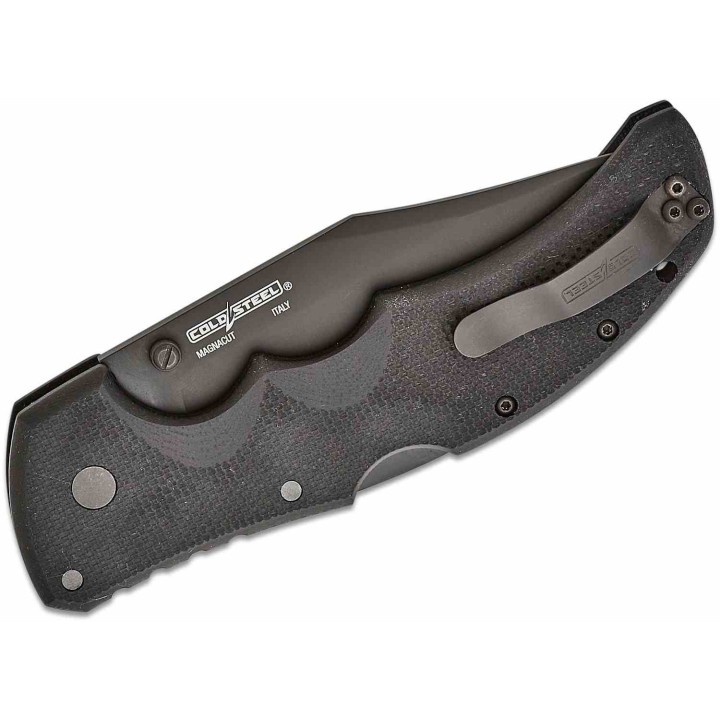 Couteau Cold Steel Recon M1 Lame Acier CPM-MagnaCut Black Manche G10 Clip Tri-Ad Lock Made Italy CS27TMC - Livraison Gratuite