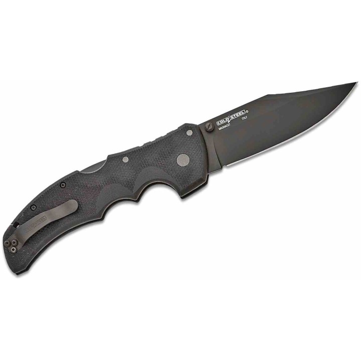 Couteau Cold Steel Recon M1 Lame Acier CPM-MagnaCut Black Manche G10 Clip Tri-Ad Lock Made Italy CS27TMC - Livraison Gratuite