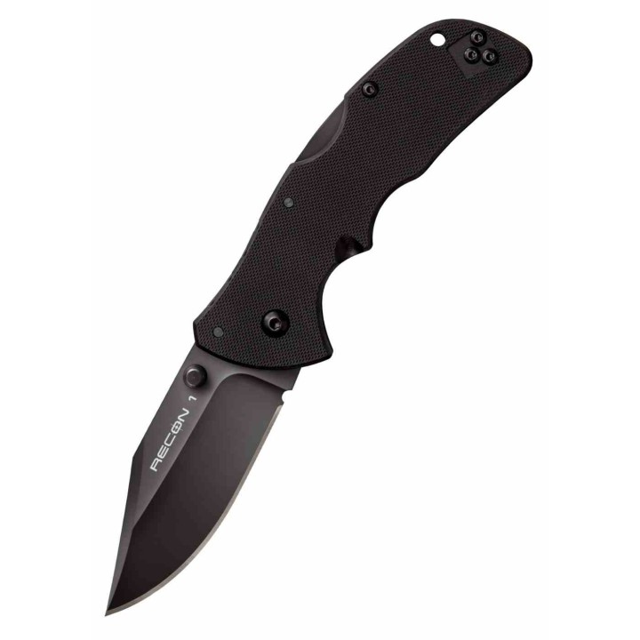Couteau Cold Steel Recon M1 Lame Acier CPM-MagnaCut Black Manche G10 Clip Tri-Ad Lock Made Italy CS27TMC - Livraison Gratuite
