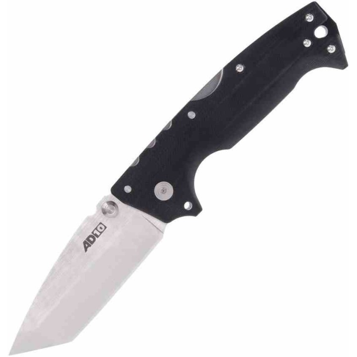 Couteau Cold Steel AD-10 Lite Tanto Lame Acier S35VN Manche G10 Lockback Clip CS28DE - Livraison Gratuite