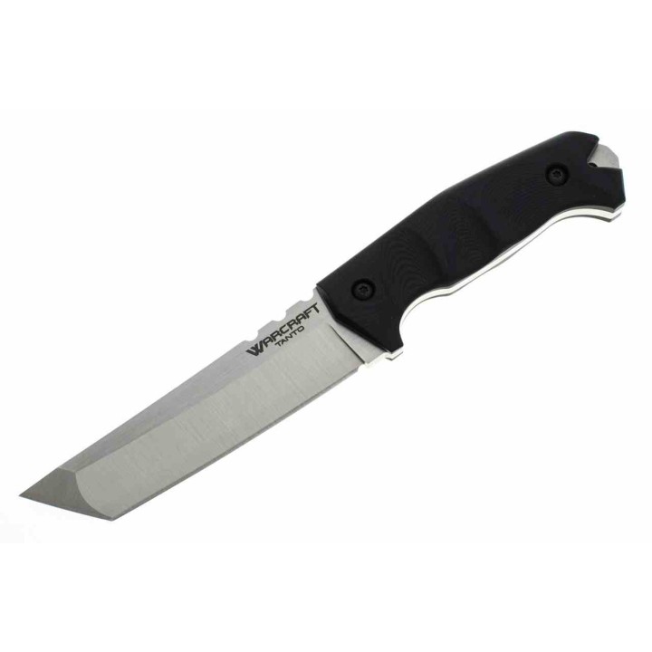 Couteau Cold Steel Warcraft Tanto Médium Lame Acier San Mai III Manche G10 Etui Secure-Ex CS13U - Livraison Gratuite