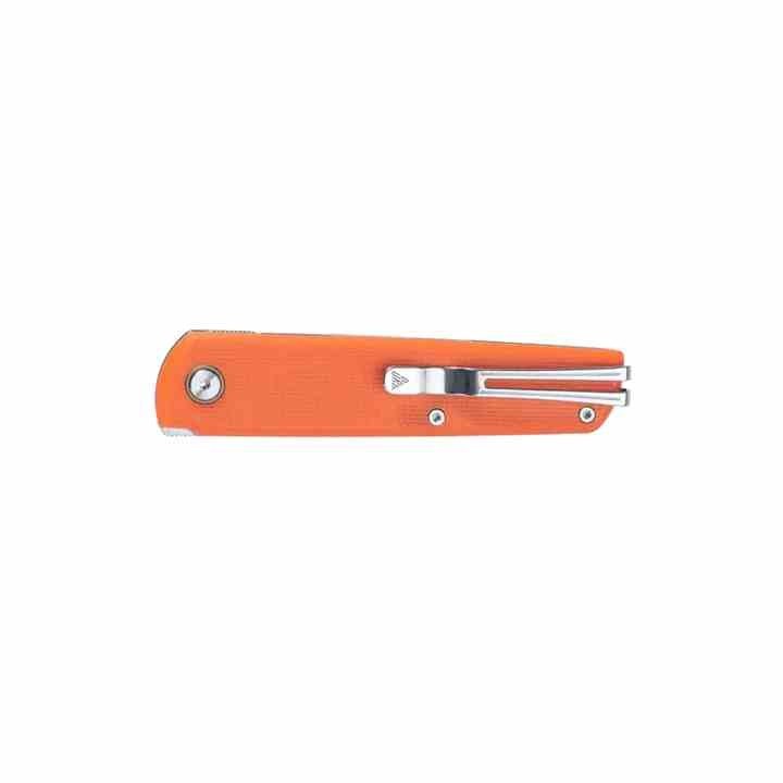 Couteau SRM Qrick 408L Green/Orange Manche G10 Lame Acier 14C28N IKBS Clip Linerlock SRM408LGX - Livraison Gratuite