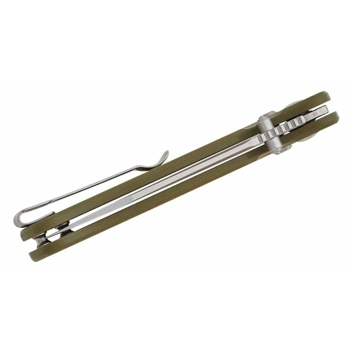 Couteau CJRB Shale Green Manche G10 Lame Acier AR-RPM9 SW Crossbar Lock IKBS Clip J1943GN - Livraison Gratuite