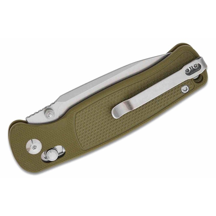 Couteau CJRB Shale Green Manche G10 Lame Acier AR-RPM9 SW Crossbar Lock IKBS Clip J1943GN - Livraison Gratuite