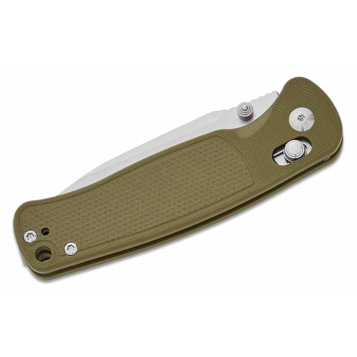 Couteau CJRB Shale Green Manche G10 Lame Acier AR-RPM9 SW Crossbar Lock IKBS Clip J1943GN - Livraison Gratuite
