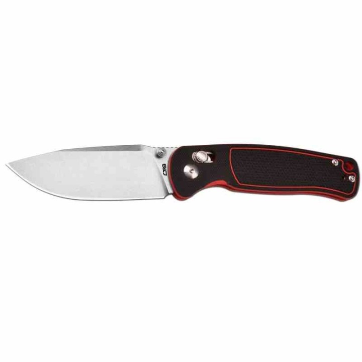 Couteau CJRB Shale Black/Red Manche G10 Lame Acier AR-RPM9 SW Crossbar Lock IKBS Clip J1943BRE - Livraison Gratuite