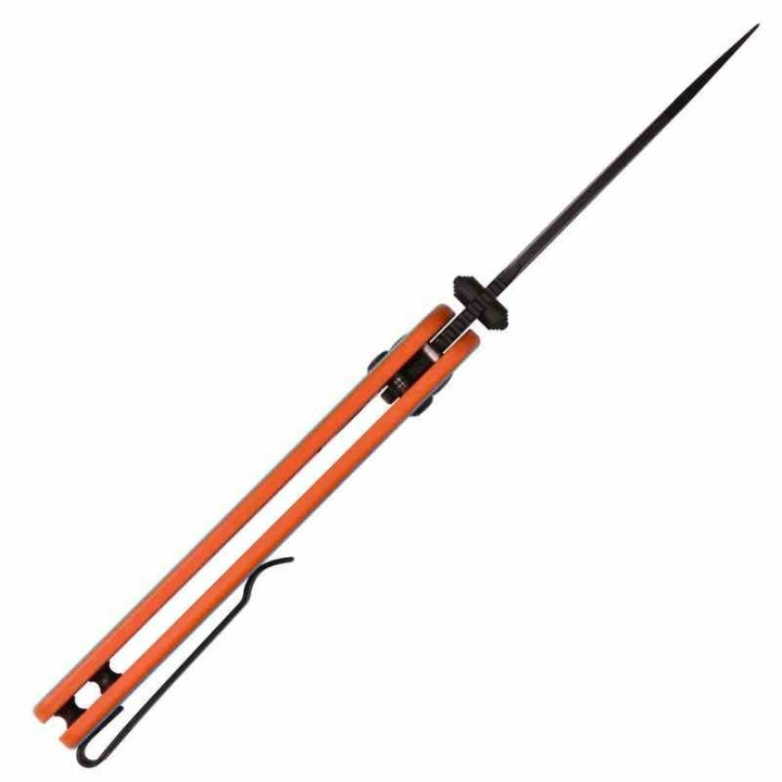 Couteau CJRB Shale Blue/Orange Manche G10 Lame Acier AR-RPM9 BLK Crossbar Lock IKBS Clip J1943BBO - Livraison Gratuite
