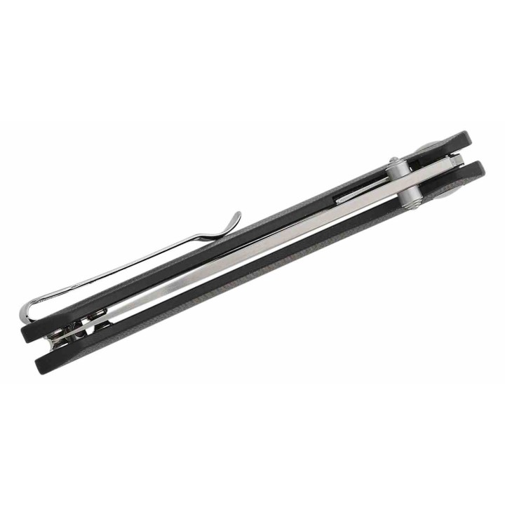 Couteau CJRB Aes Black Manche G10 Lame Acier AR-RPM9 Satin IKBS Linerlock Clip J1938BK - Livraison Gratuite