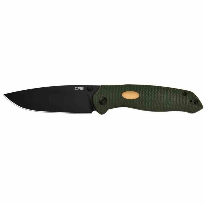 Couteau CJRB Aes Green Manche Micarta Lame Acier AR-RPM9 BLK IKBS Linerlock Clip J1938BMGN - Livraison Gratuite
