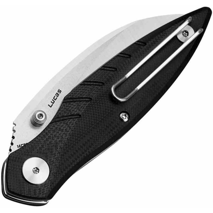  Couteau BESTECH MANTIDAE Black Manche G10 Lame Acier 14C28N Hawkbill IKBS Linerlock Clip BTKG60A - Livraison Gratuite