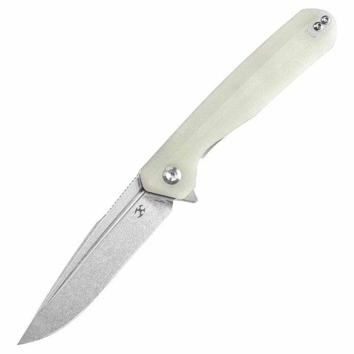 Couteau KANSEPT Qilin Jade Manche G10 Lame Acier 154CM SW IKBS Linerlock Clip KT1047T5 - Livraison Gratuite
