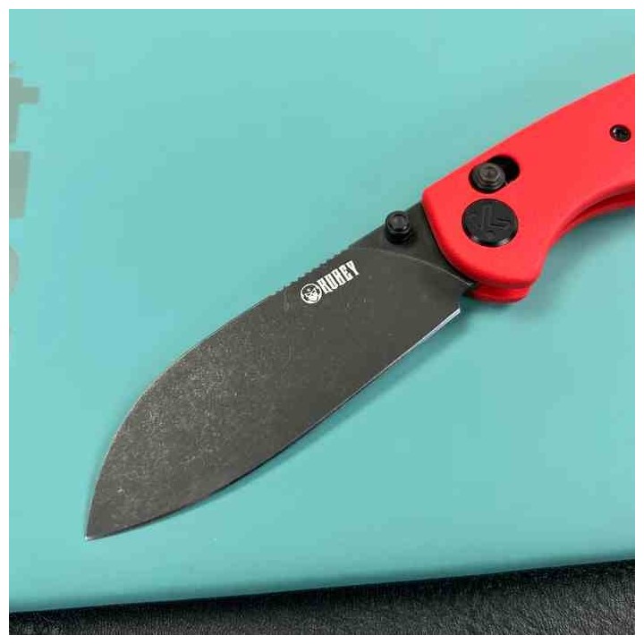 Couteau Kubey Breeze Red Manche G10 Lame Acier 14C28N BLK Crossbar Lock Clip KUB288F - Livraison Gratuite