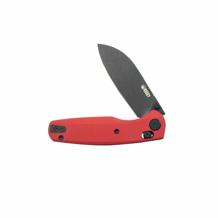 Couteau Kubey Breeze Red Manche G10 Lame Acier 14C28N BLK Crossbar Lock Clip KUB288F - Livraison Gratuite