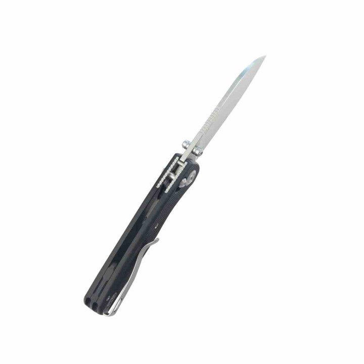 Couteau Kubey Breeze Black G10 Handle 14C28N SW Blade Crossbar Lock Clip KUB288A - Livraison Gratuite