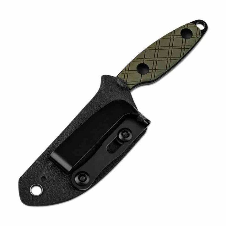 Couteau Kizer Muskrat Green Manche G10 Lame Acier D2 Etui Kydex KI1064A1 - Livraison Gratuite