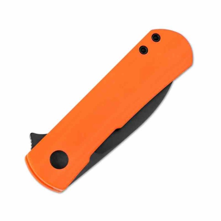 Couteau Kizer Yorkie Orange Manche G10 Lame Acier NitroV Liner Lock Clip KIV3525A2 - Livraison Gratuite