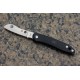 Couteau Spyderco Roadie Lame Acier N690Co Manche FRN Made Italy SC189PBK - Livraison Gratuite