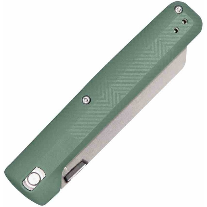 Couteau Gerber Pledge Baltic Haze Lame Wharncliffe Acier 7Cr17MoV Manche GRN Linerlock Clip G1067526 - Livraison Gratuite