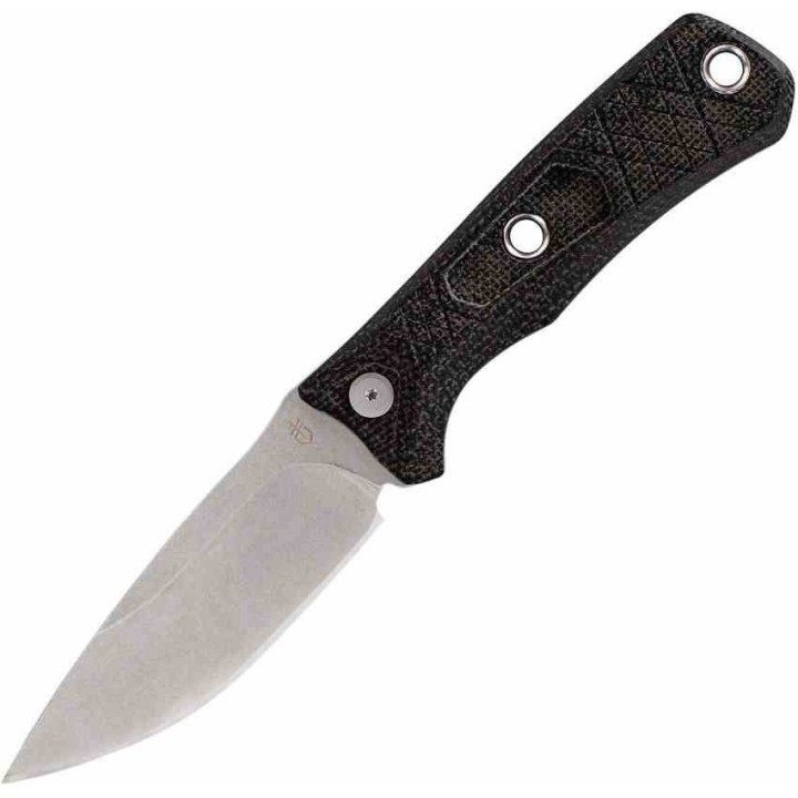  Couteau De Survie Gerber Convoy Lame Acier 440A SW Drop Point Manche Micarta Etui GFN G1066484 - Livraison Gratuite