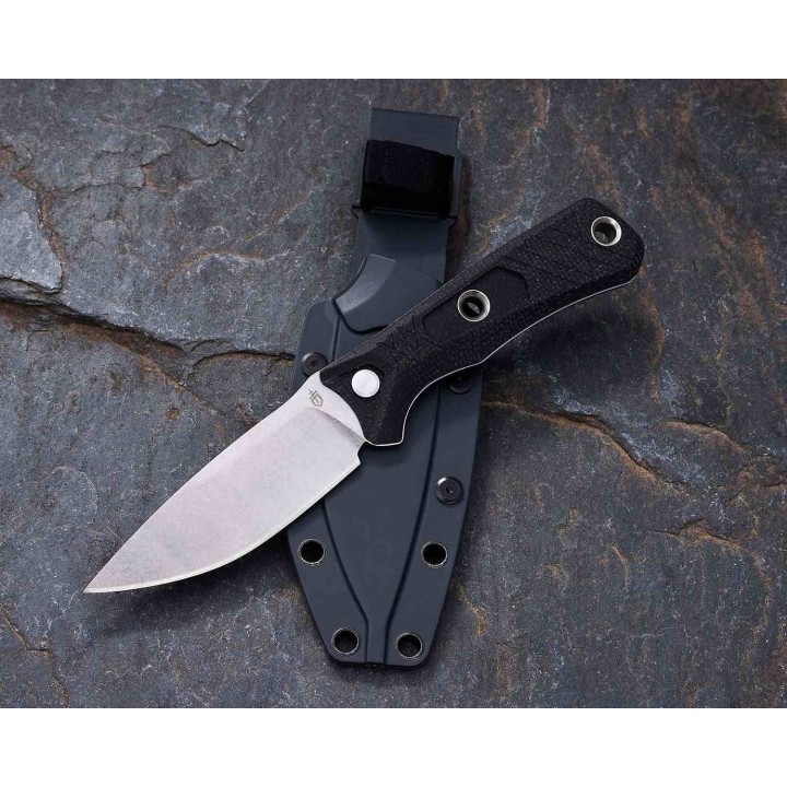  Couteau De Survie Gerber Convoy Lame Acier 440A SW Drop Point Manche Micarta Etui GFN G1066484 - Livraison Gratuite