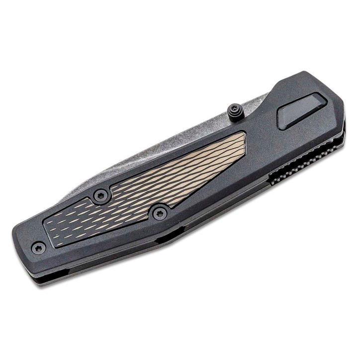 Couteau Gerber Fuse Black Manche GRN Lame Acier 7Cr17MoV Linerlock Clip G4063 - Livraison Gratuite