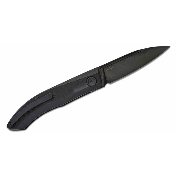 Couteau Real Steel Stella Lux Black Manche G10 Lame Acier K110 Black Slipjoint Clip RS7041Z1 - Livraison Gratuite