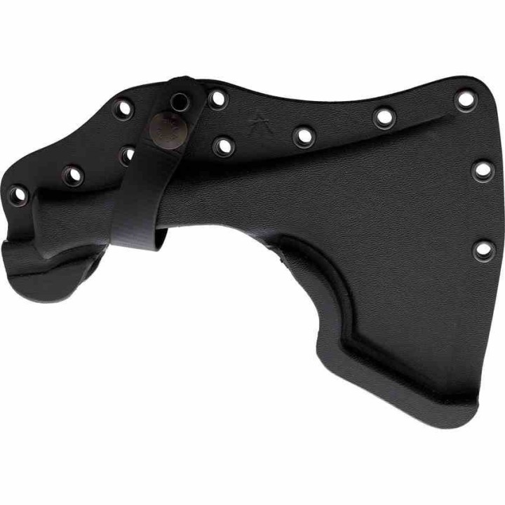 Tomahawk Américain Model 2 Lame Acier Carbone 1060 Black Manche en Nylon Étui Kydex Made USA ATC2NBK - Livraison Gratuite