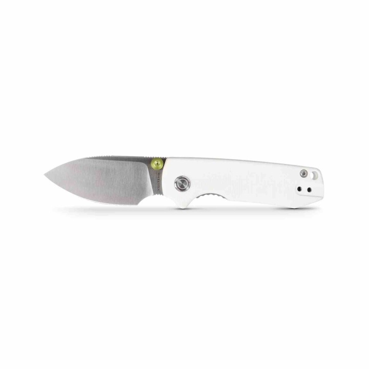Couteau Vosteed Raccoon Cub White Lame Acier 14C28N Manche G10 IKBS Linerlock Clip VOSA3603 - Livraison Gratuite