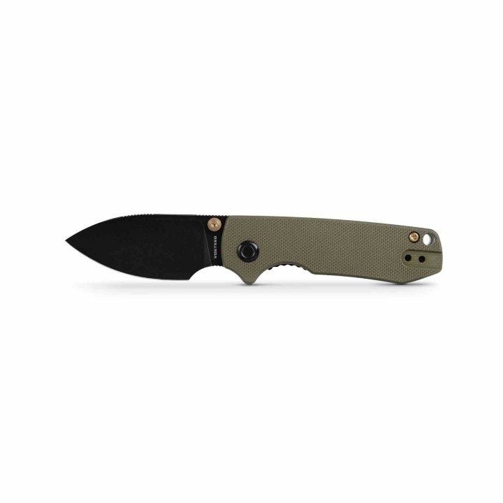 Couteau Vosteed Raccoon Cub OD Green Lame Acier 14C28N Manche G10 IKBS Linerlock Clip VOSA3602 - Livraison Gratuite