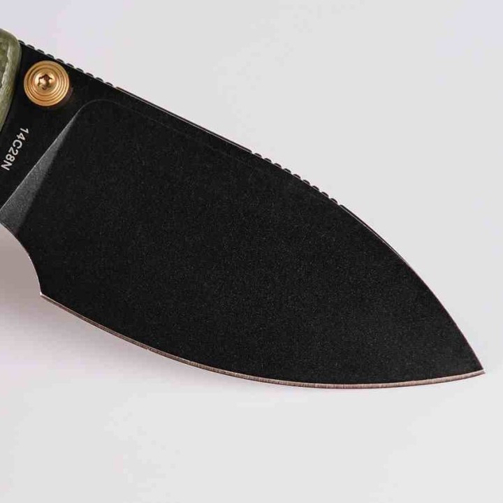 Couteau Vosteed Raccoon Cub OD Green Lame Acier 14C28N Manche G10 IKBS Linerlock Clip VOSA3602 - Livraison Gratuite
