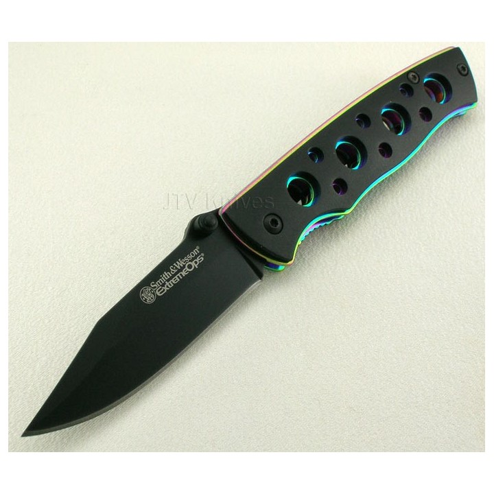 Couteau Smith&Wesson S&W Knives Extreme OPS Knife SW113 Rainbow