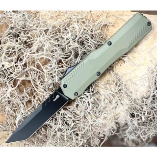 Couteau Automatique Kershaw OTF AUTO CPM-MagnaCut Black Tanto Manche Alu Clip USA KS9000TOLBLK - Livraison Gratuite