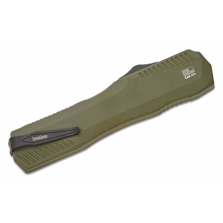 Couteau Automatique Kershaw OTF AUTO CPM-MagnaCut Black Tanto Manche Alu Clip USA KS9000TOLBLK - Livraison Gratuite
