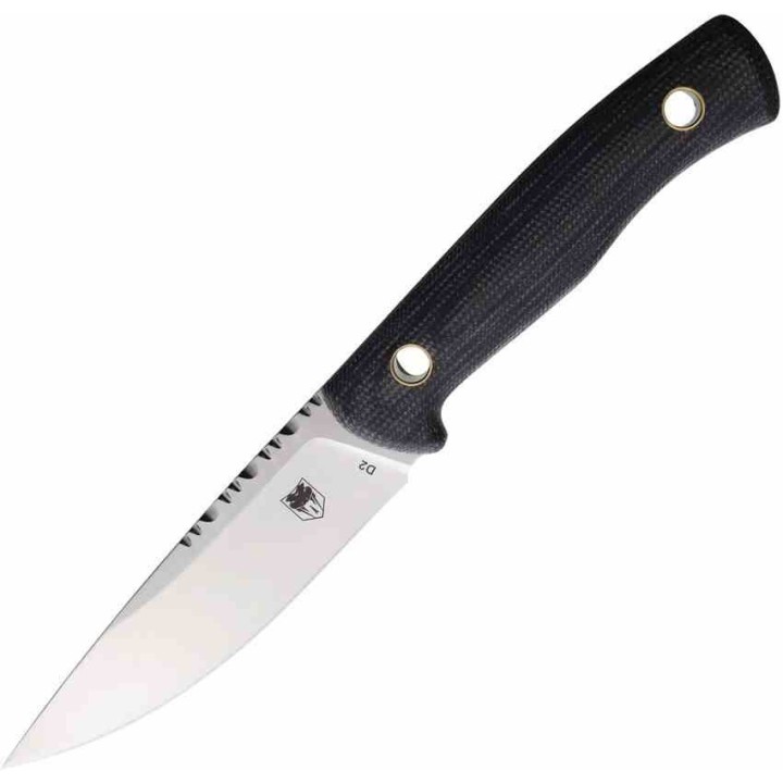 Couteau Cobratec Koonsman Black Manche Micarta Lame Acier D2 Etui CUir CBTKMNBLK - Livraison Gratuite