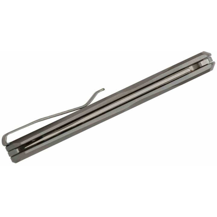 Couteau Real Steel Luna Titane Lame Acier N690 SW Slipjoint Clip RS7001 - Livraison Gratuite