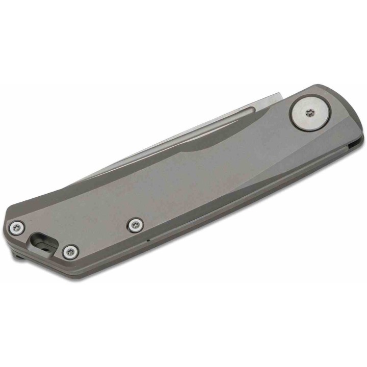 Couteau Real Steel Luna Titane Lame Acier N690 SW Slipjoint Clip RS7001 - Livraison Gratuite