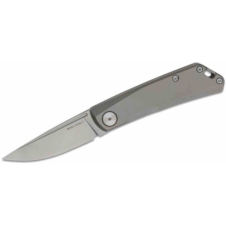 Couteau Real Steel Luna Titane Lame Acier N690 SW Slipjoint Clip RS7001 - Livraison Gratuite