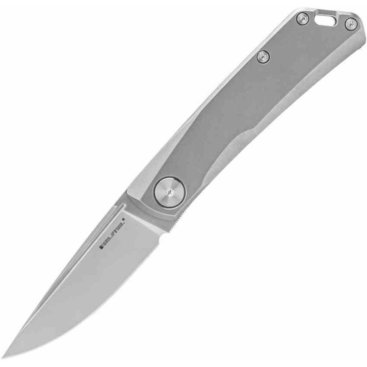 Couteau Real Steel Luna Titane Lame Acier N690 SW Slipjoint Clip RS7001 - Livraison Gratuite