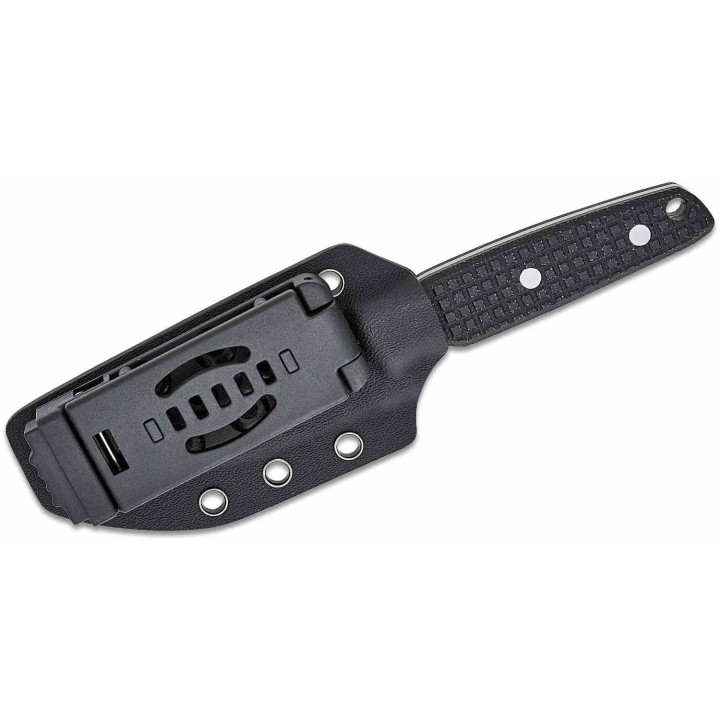 Couteau Vosteed Mink Black Manche Micarta Lame Acier Nitro-V SW Etui Kydex VOSD0101 - Livraison Gratuite