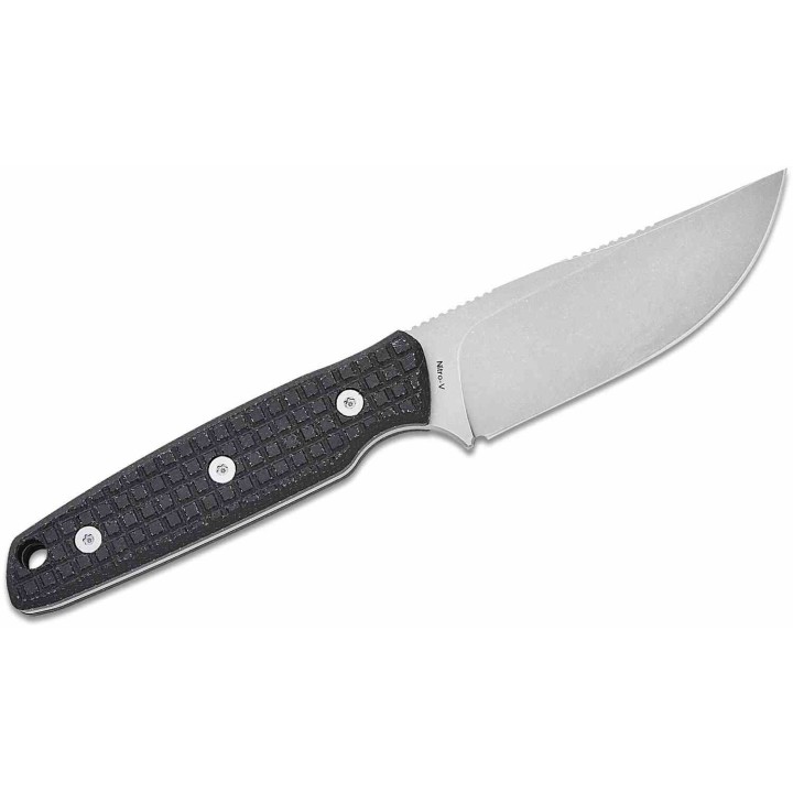 Couteau Vosteed Mink Black Manche Micarta Lame Acier Nitro-V SW Etui Kydex VOSD0101 - Livraison Gratuite