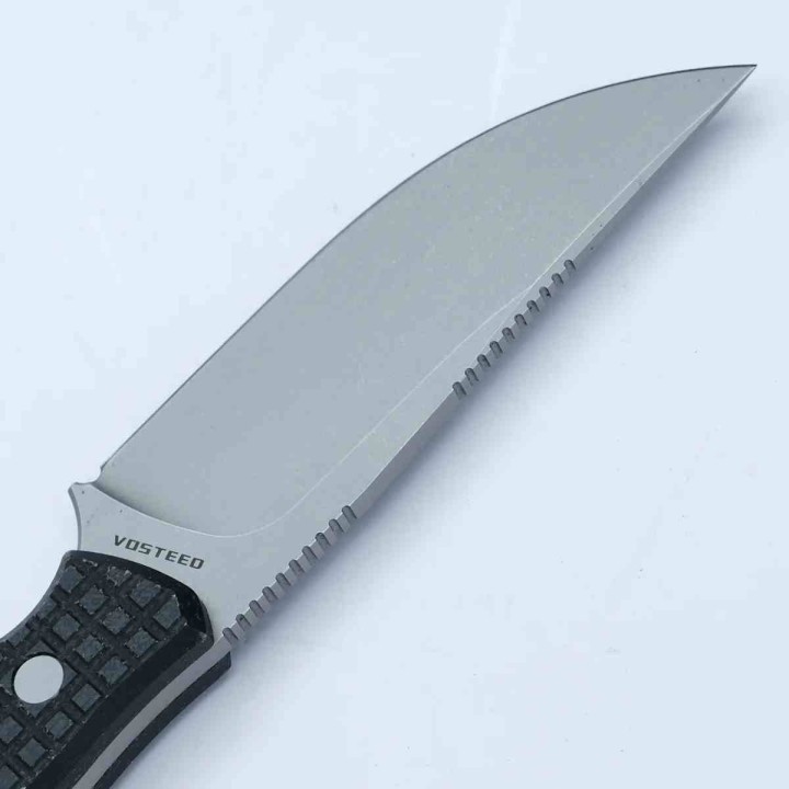 Couteau Vosteed Mink Black Manche Micarta Lame Acier Nitro-V SW Etui Kydex VOSD0101 - Livraison Gratuite