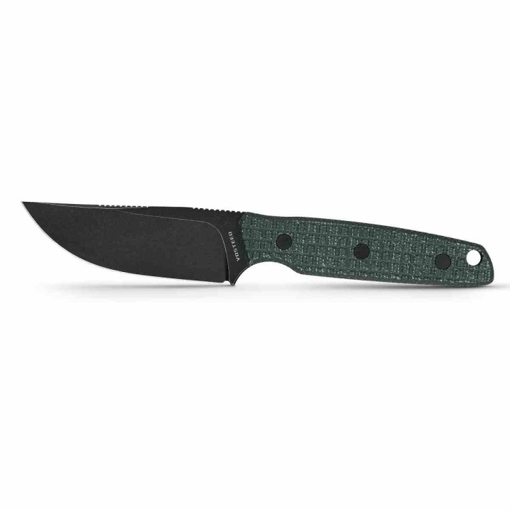 Couteau Vosteed Mink Green Manche Micarta Lame Acier Nitro-V BLK Etui Kydex VOSD0102 - Livraison Gratuite