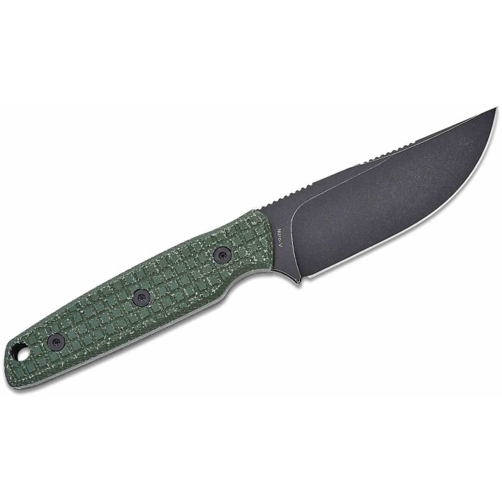 Couteau Vosteed Mink Green Manche Micarta Lame Acier Nitro-V BLK Etui Kydex VOSD0102 - Livraison Gratuite