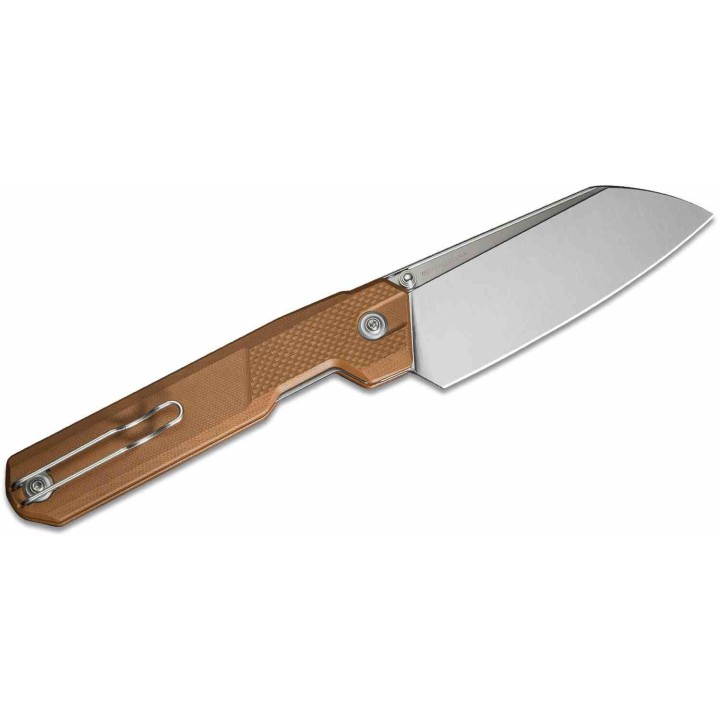  Couteau CIVIVI Hid Brown Manche G10 Lame Tanto Reverse Acier 14C28N Satin IKBS Liner Lock Clip CIVC230083 - Livraison Gratuite