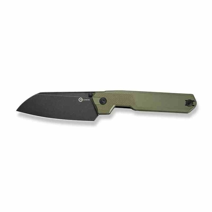 Couteau CIVIVI Hid Green Manche G10 Lame Tanto Reverse Acier 14C28N Blk IKBS Liner Lock Clip CIVC230082 - Livraison Gratuite