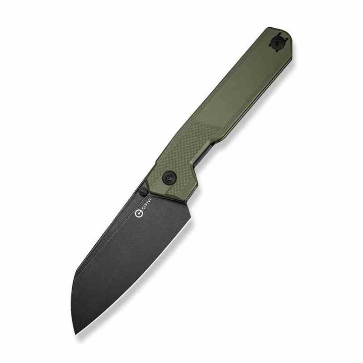 Couteau CIVIVI Hid Green Manche G10 Lame Tanto Reverse Acier 14C28N Blk IKBS Liner Lock Clip CIVC230082 - Livraison Gratuite