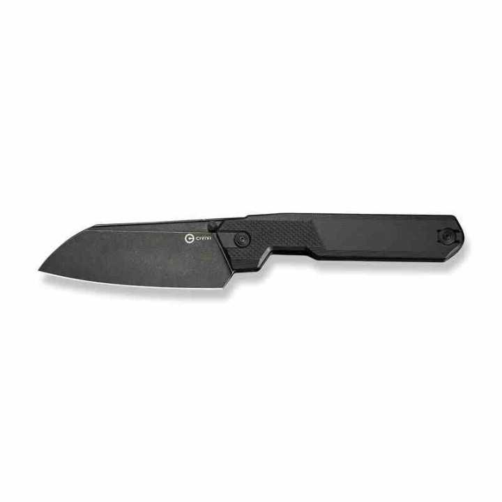 Couteau CIVIVI Hid Black Manche G10 Lame Tanto Reverse Acier 14C28N Blk IKBS Liner Lock Clip CIVC230081 - Livraison Gratuite