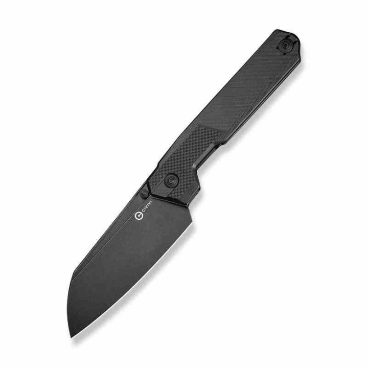 Couteau CIVIVI Hid Black Manche G10 Lame Tanto Reverse Acier 14C28N Blk IKBS Liner Lock Clip CIVC230081 - Livraison Gratuite