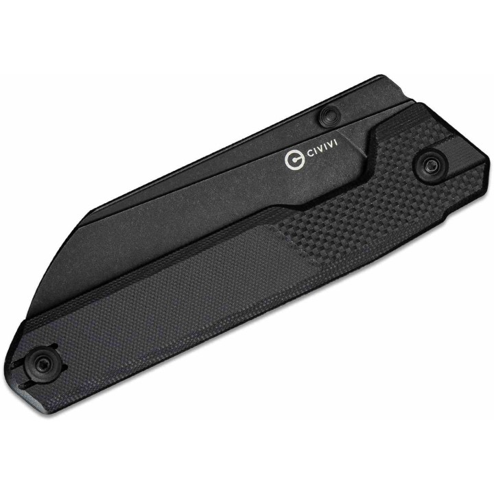 Couteau CIVIVI Hid Black Manche G10 Lame Tanto Reverse Acier 14C28N Blk IKBS Liner Lock Clip CIVC230081 - Livraison Gratuite